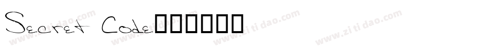 Secret Code字体转换